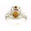 925 Sterling Silver Angel Ring, Twilight Fire Topaz, SR154