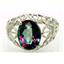 SR162, Mystic Fire Topaz, 925 Sterling Silver Ring