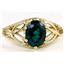 10K, 14K or 18K Gold Ladies Ring, Paraiba Topaz, R137