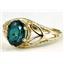 10K, 14K or 18K Gold Ladies Ring, Paraiba Topaz, R137