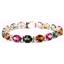 SB003, Multi Mystic, 925 Sterling Silver Bracelet