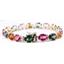 SB003, Multi Mystic, 925 Sterling Silver Bracelet