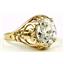 10K, 14K or 18K Gold Ladies Ring, Cubic Zirconia, R004