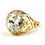 10K, 14K or 18K Gold Ladies Ring, Cubic Zirconia, R004