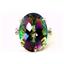 10K, 14K or 18K Gold Ladies Ring, Mystic Fire Topaz, R269