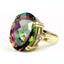10K, 14K or 18K Gold Ladies Ring, Mystic Fire Topaz, R269