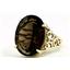 10K, 14K or 18K Gold Ladies Ring, Smoky Quartz, R049