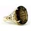 10K, 14K or 18K Gold Ladies Ring, Smoky Quartz, R049