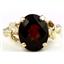 10K, 14K or 18K Gold Angel Ring, Mozambique Garnet, R154