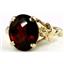 10K, 14K or 18K Gold Angel Ring, Mozambique Garnet, R154