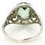 Sterling Silver Ladies Ring, Green Amethyst, SR004
