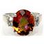 925 Sterling Silver Ladies Ring, Twilight Fire Topaz, SR123