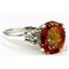 925 Sterling Silver Ladies Ring, Twilight Fire Topaz, SR123