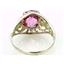 Sterling Silver Ladies Ring, Pure Pink Topaz, SR004