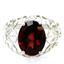 SR162, Mozambique Garnet, 925 Sterling Silver Ring