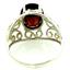 SR162, Mozambique Garnet, 925 Sterling Silver Ring