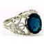 SR162, London Blue Topaz, 925 Sterling Silver Ring