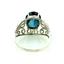 SR162, London Blue Topaz, 925 Sterling Silver Ring