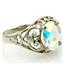 Sterling Silver Ladies Ring, Mercury Mist Topaz, SR004