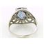 Sterling Silver Ladies Ring, Neptune Garden Topaz, SR004