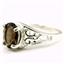SR305, Smoky Quartz 925 Sterling Silver Ring