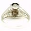 SR305, Smoky Quartz 925 Sterling Silver Ring