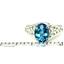 SR305, Swiss Blue Topaz 925 Sterling Silver Ring
