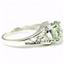 SR305, Green Amethyst 925 Sterling Silver Ring