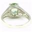 SR305, Green Amethyst 925 Sterling Silver Ring