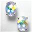 925 Sterling Silver Post Earrings, Mercury Mist Topaz, SE002