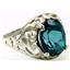 Sterling Silver Ladies Ring, Paraiba Topaz, SR004