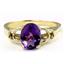 10K, 14K or 18K Gold Ladies Ring, Amethyst, R300