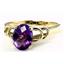 10K, 14K or 18K Gold Ladies Ring, Amethyst, R300