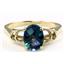 10K, 14K or 18K Gold Ladies Ring, Neptune Garden Topaz, R300