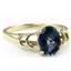 10K, 14K or 18K Gold Ladies Ring, Neptune Garden Topaz, R300