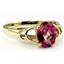 10K, 14K or 18K Gold Ladies Ring, Pure Pink Topaz, R300