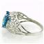 SR162, Swiss Blue Topaz, 925 Sterling Silver Ring