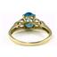 10K, 14K or 18K Gold Ladies Ring, Swiss Blue Topaz, R300