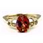 10K, 14K or 18K Gold Ladies Ring, Twilight Fire Topaz, R300