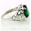Sterling Silver Ladies Ring, Russian Nanocrystal Emerald, SR004