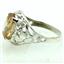 Sterling Silver Ladies Ring, Champagne CZ, SR004