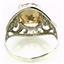 Sterling Silver Ladies Ring, Champagne CZ, SR004