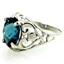 Sterling Silver Ladies Ring, London Blue Topaz, SR004