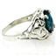Sterling Silver Ladies Ring, London Blue Topaz, SR004