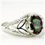SR137, Mystic Fire Topaz, 925 Sterling Silver Ring