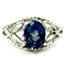 SR137, Neptune Garden Topaz, 925 Sterling Silver Ring