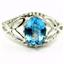 SR137, Swiss Blue Topaz, 925 Sterling Silver Ring