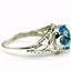 SR137, Swiss Blue Topaz, 925 Sterling Silver Ring
