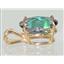 P004, Mystic Fire Topaz 14k Gold Pendant