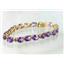 B002, Brazilian Amethyst Gold Bracelet